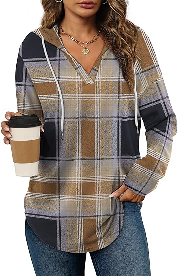 Womens Fashion Tops Hoodies for Women Pullover Oversized Sweatshirts Long SLeeve Shirts Loose Fit