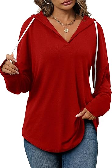 Womens Fashion Tops Hoodies for Women Pullover Oversized Sweatshirts Long SLeeve Shirts Loose Fit